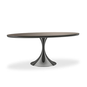 Semper Oval Dining Table | 72" & 96" | Deep Bronze | Caracole Classic Collection - sold by Home Elegance USA