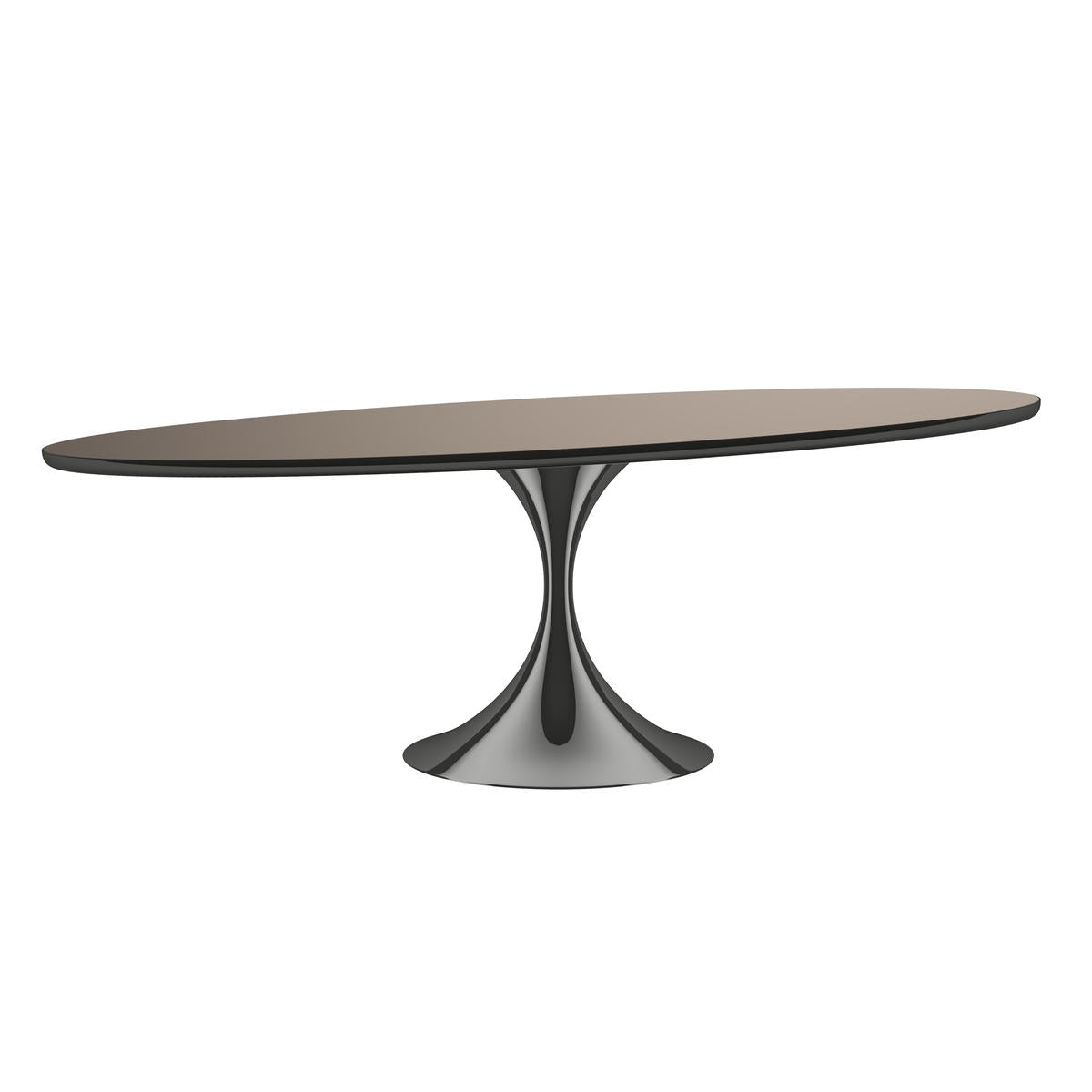Semper Oval Dining Table | 72" & 96" | Deep Bronze | Caracole Classic Collection - sold by Home Elegance USA