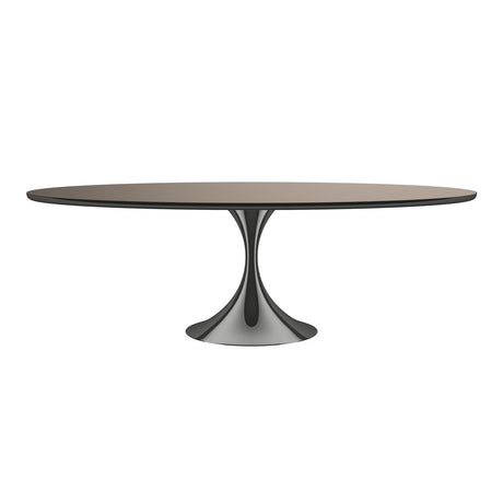 Semper Oval Dining Table | 72" & 96" | Deep Bronze | Caracole Classic Collection - sold by Home Elegance USA