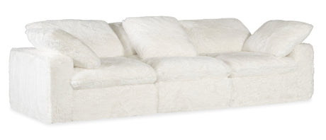 SS410 Upholstery Sofa by Hooker Furniture in Yakety Yak Natural Fabric
