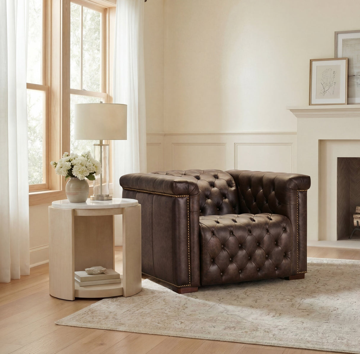 Savion Deux Power Recliner with Power Headrest by Hooker Furniture in West Saddlewood Leather