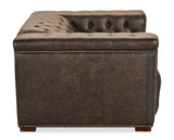 Savion Deux Power Recliner with Power Headrest by Hooker Furniture in West Saddlewood Leather