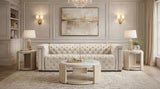 Savion Deux Sofa with Power Recliners & Power Headrests by Hooker Furniture in Aries Beach Fabric