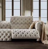 Savion Deux Sofa with Power Recliners & Power Headrests by Hooker Furniture in Aries Beach Fabric
