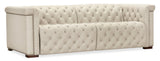 Savion Deux Sofa with Power Recliners & Power Headrests by Hooker Furniture in Aries Beach Fabric