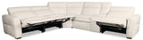 Vann Six-Piece Power Sectional by Hooker Furniture in Dante Moonshine Leather