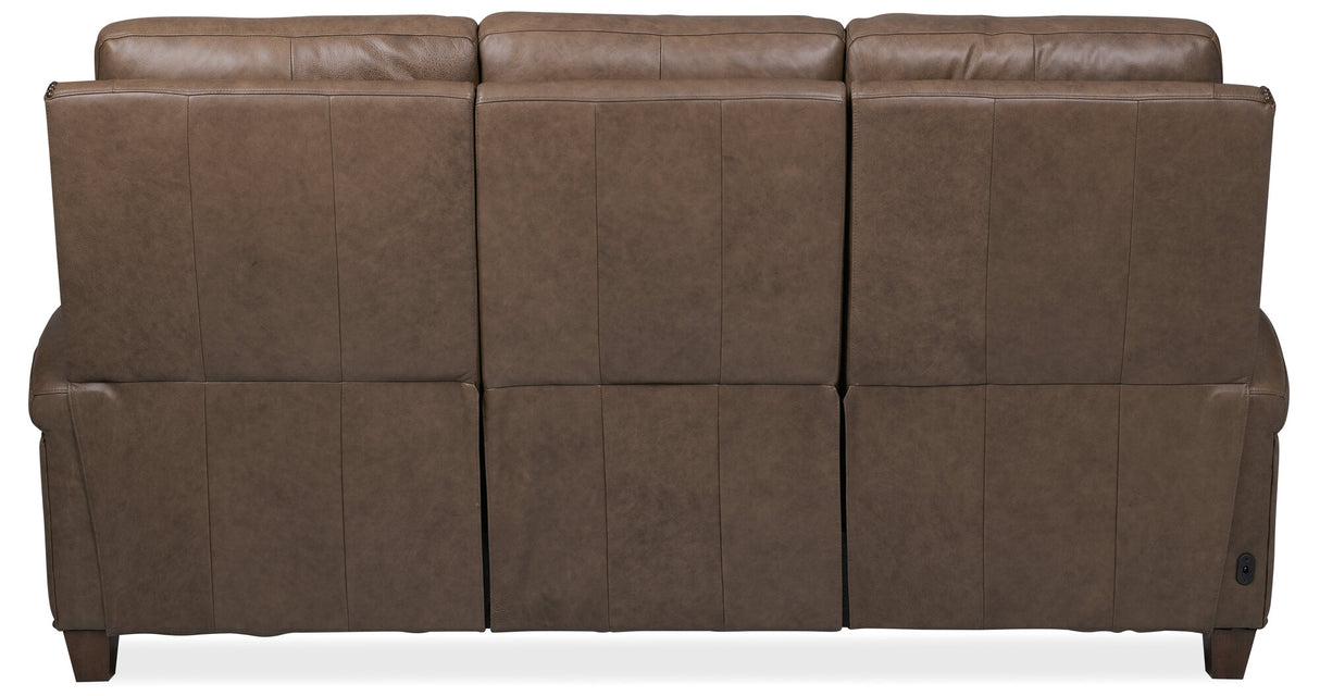 Julian Zero Gravity Power Sofa | Power Recline & Headrest | Top Grain Leather | Hooker Furniture - sold by Home Elegance USA