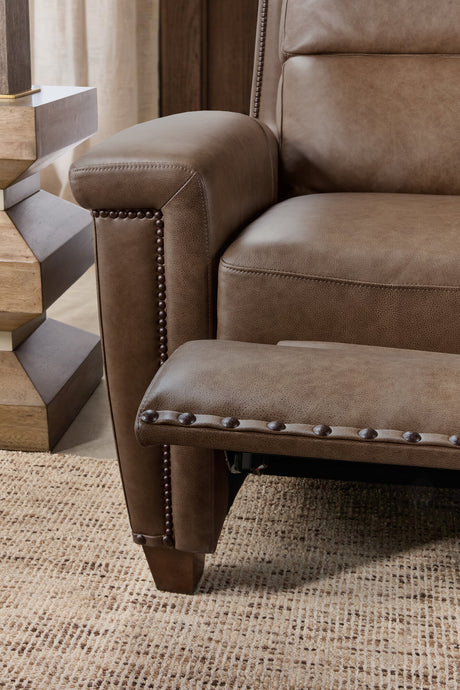 Julian Zero Gravity Power Sofa | Power Recline & Headrest | Top Grain Leather | Hooker Furniture - sold by Home Elegance USA