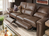 Julian Zero Gravity Power Sofa | Power Recline & Headrest | Top Grain Leather | Hooker Furniture - sold by Home Elegance USA