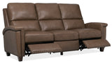 Julian Zero Gravity Power Sofa | Power Recline & Headrest | Top Grain Leather | Hooker Furniture - sold by Home Elegance USA