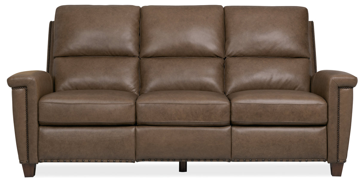 Julian Zero Gravity Power Sofa | Power Recline & Headrest | Top Grain Leather | Hooker Furniture - sold by Home Elegance USA