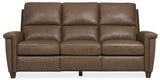 Julian Zero Gravity Power Sofa | Power Recline & Headrest | Top Grain Leather | Hooker Furniture - sold by Home Elegance USA