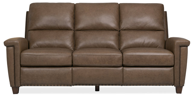 Julian Zero Gravity Power Sofa | Power Recline & Headrest | Top Grain Leather | Hooker Furniture - sold by Home Elegance USA