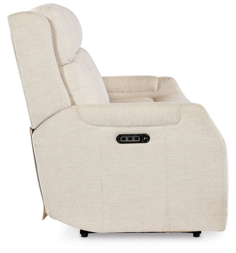 Nelson Zero Gravity Power Reclining Sofa by Hooker Furniture | Power Headrest, and Lumbar Support