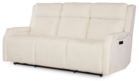 Nelson Zero Gravity Power Reclining Sofa by Hooker Furniture | Power Headrest, and Lumbar Support