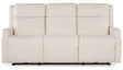 Nelson Zero Gravity Power Reclining Sofa by Hooker Furniture | Power Headrest, and Lumbar Support
