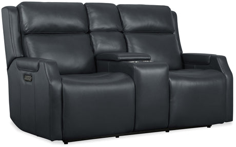 Nelson Zero Gravity Power Reclining Loveseat with Power Headrest, & Lumbar Support | 2 Color Finishes (Salvo Beige, Salvo Denim)