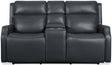 Nelson Zero Gravity Power Reclining Loveseat with Power Headrest, & Lumbar Support | 2 Color Finishes (Salvo Beige, Salvo Denim)