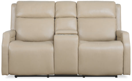 Nelson Zero Gravity Power Reclining Loveseat with Power Headrest, & Lumbar Support | 2 Color Finishes (Salvo Beige, Salvo Denim)