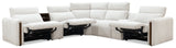 Anaheim Seven-Piece Power Sectional by Hooker Furniture in McCurdy Stone Fabric
