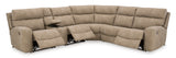 Ashley Sand Next-Gen DuraPella 61004S7 6-Piece Power Reclining Sectional - Home Elegance USA