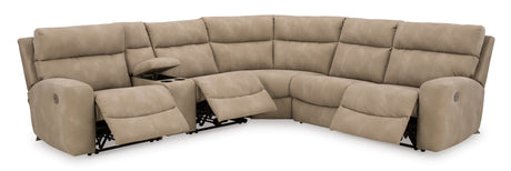 Ashley Sand Next-Gen DuraPella 61004S7 6-Piece Power Reclining Sectional - Home Elegance USA