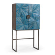 Sapphire & Terra Bar Cabinet | Jonathan Charles Fine Furniture