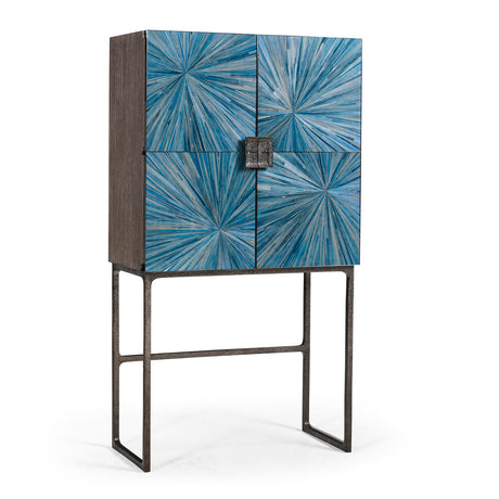 Sapphire & Terra Bar Cabinet | Jonathan Charles Fine Furniture