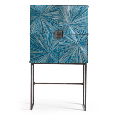 Sapphire & Terra Bar Cabinet | Jonathan Charles Fine Furniture