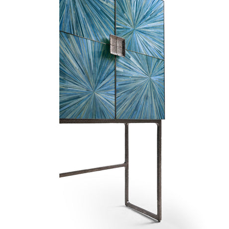 Sapphire & Terra Bar Cabinet | Jonathan Charles Fine Furniture