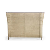 Seiche Woven Wing Wave King Bed | Jonathan Charles Fine Furniture