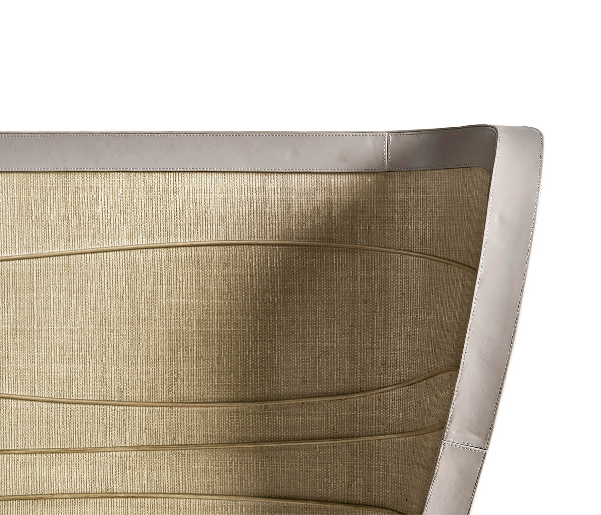 Seiche Woven Wing Wave King Bed | Jonathan Charles Fine Furniture