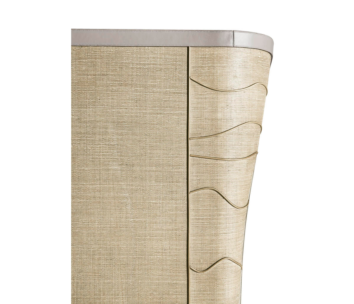 Seiche Woven Wing Wave King Bed | Jonathan Charles Fine Furniture