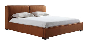 Serene Upholstered Bed In Chestnut | J&M
