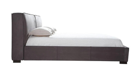 Serene Upholstered Bed In Grey | J&M Furniture