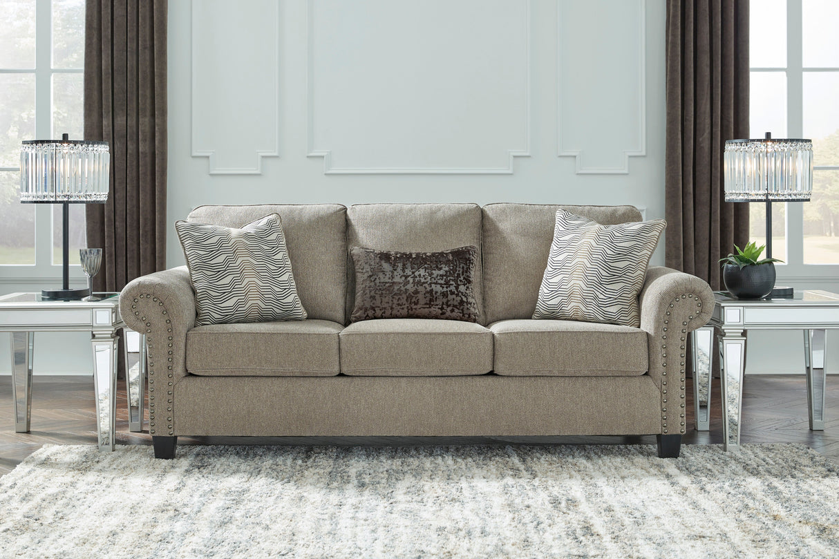 Shewsbury Traditional Sofa in Pewter by Ashley Furniture Ashley Furniture