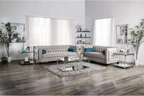 Silvan Transitional Living Room Set by Furniture of America Furniture of America