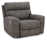 Slate Next-Gen DuraPella with Adjustable Headrest and USB Ports, Dark Brown | Home Elegance USA