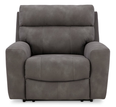 Slate Next-Gen DuraPella with Adjustable Headrest and USB Ports, Dark Brown | Home Elegance USA