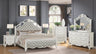 Sonia 6Pc Contemporary Bedroom Set In Champagne or Pearl Finish | Cosmos