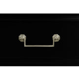 Sprite Display Cabinet in Formal Black with Glass Doors | Jonathan Charles Fine Furniture