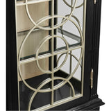 Sprite Display Cabinet in Formal Black with Glass Doors | Jonathan Charles Fine Furniture