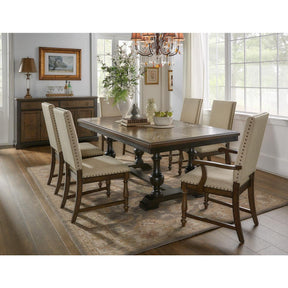Stonington Dining Room Set by Homelegance – Traditional 7PC & 9PC Trestle Table Set