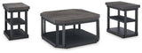 Ashley Black/Gray Bonilane Occasional Table Set (Set of 3) | Home Elegance USA