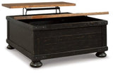 Ashley Black/Brown Valebeck Lift Top Cocktail Table - T468 - 00 - Home Elegance USA - 1