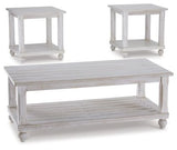 Ashley White Cloudhurst Occasional Table Set (Set of 3) - T488 - 13 - Home Elegance USA - 1