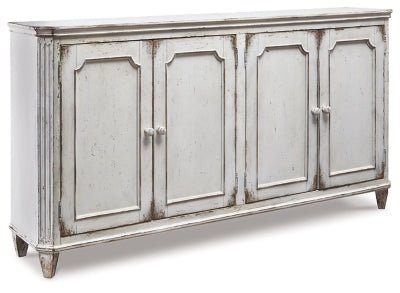 Ashley Antique White Mirimyn Accent Cabinet - T505 - 560 - Home Elegance USA - 1