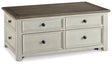 Ashley Two - tone Bolanburg Lift Top Cocktail Table | Home Elegance USA