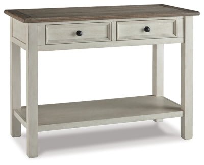 Ashley Two - tone Bolanburg Sofa Table - T637 - 4 - Home Elegance USA - 1