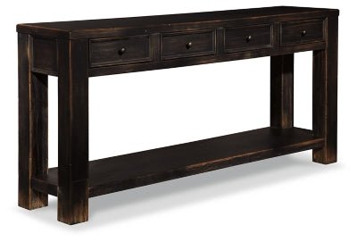 Ashley Black Gavelston Sofa Table | Home Elegance USA